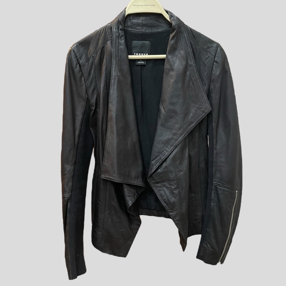 Trouvé leather jacket EUC